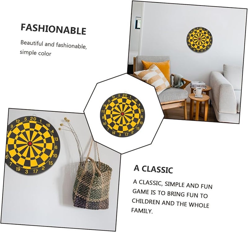 Double Sided Dart Board Indoor Outdoor Game For Family Activities And Birthday Parties - Image 3